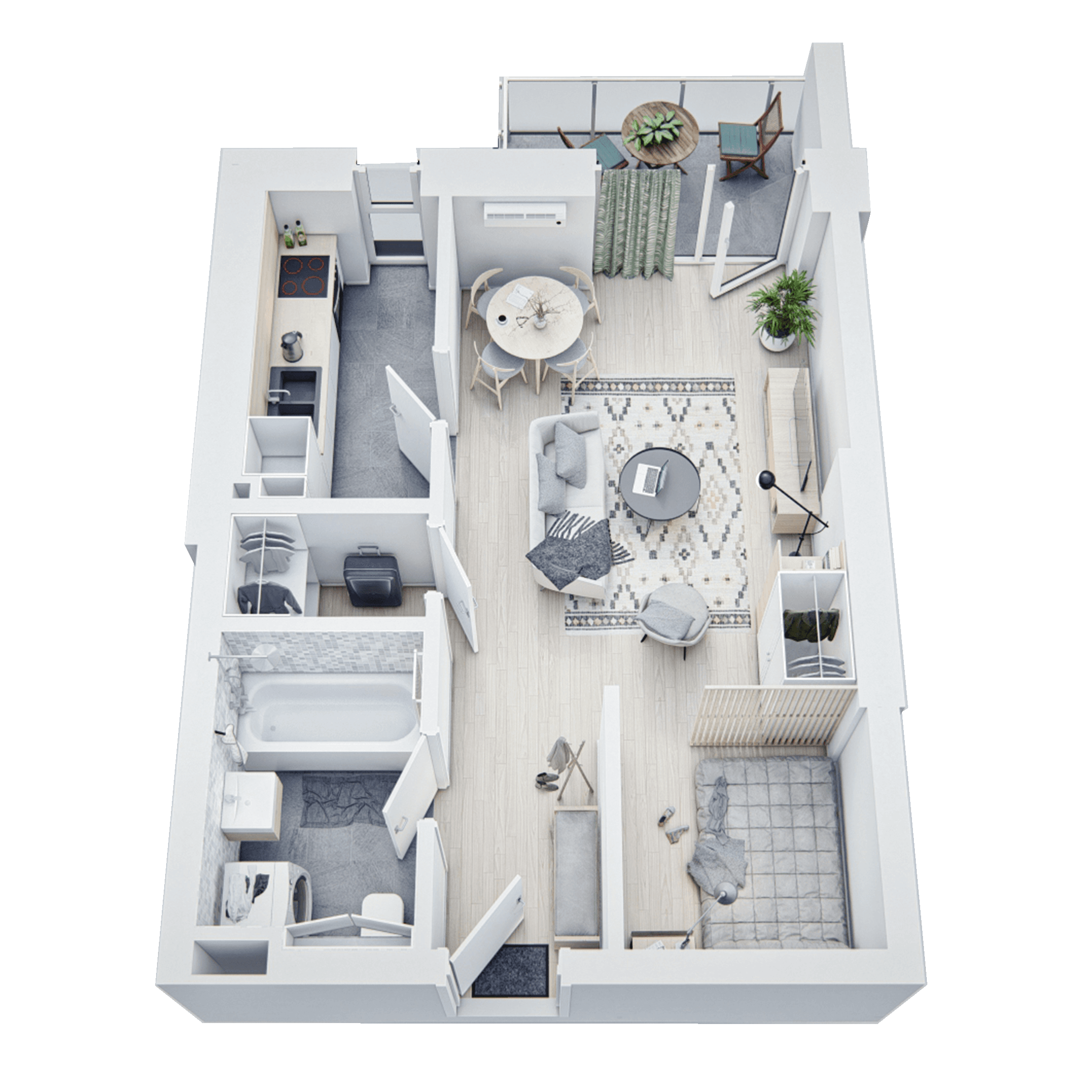 Plan apartament 91A