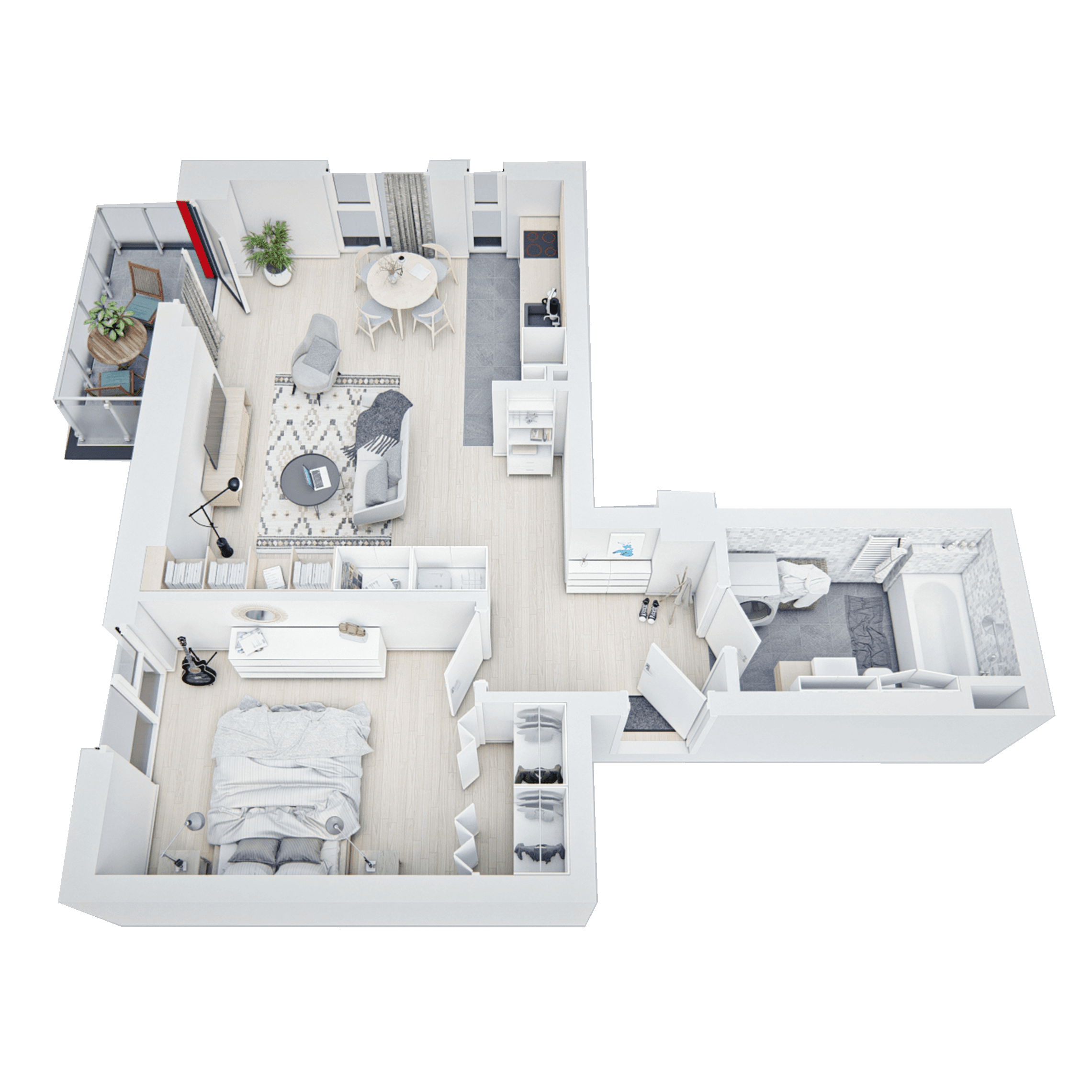 Plan apartament 2A