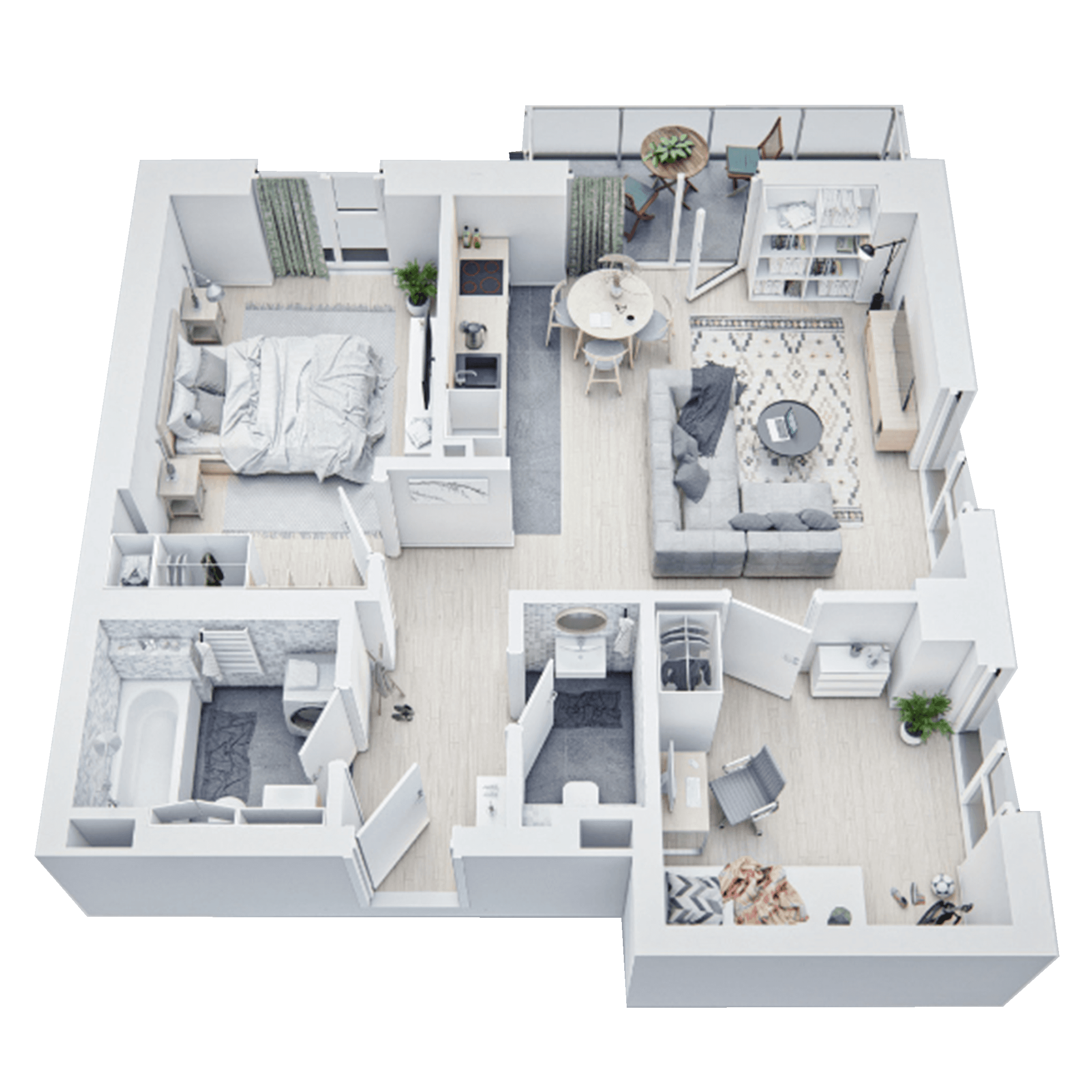 Plan apartament 88A