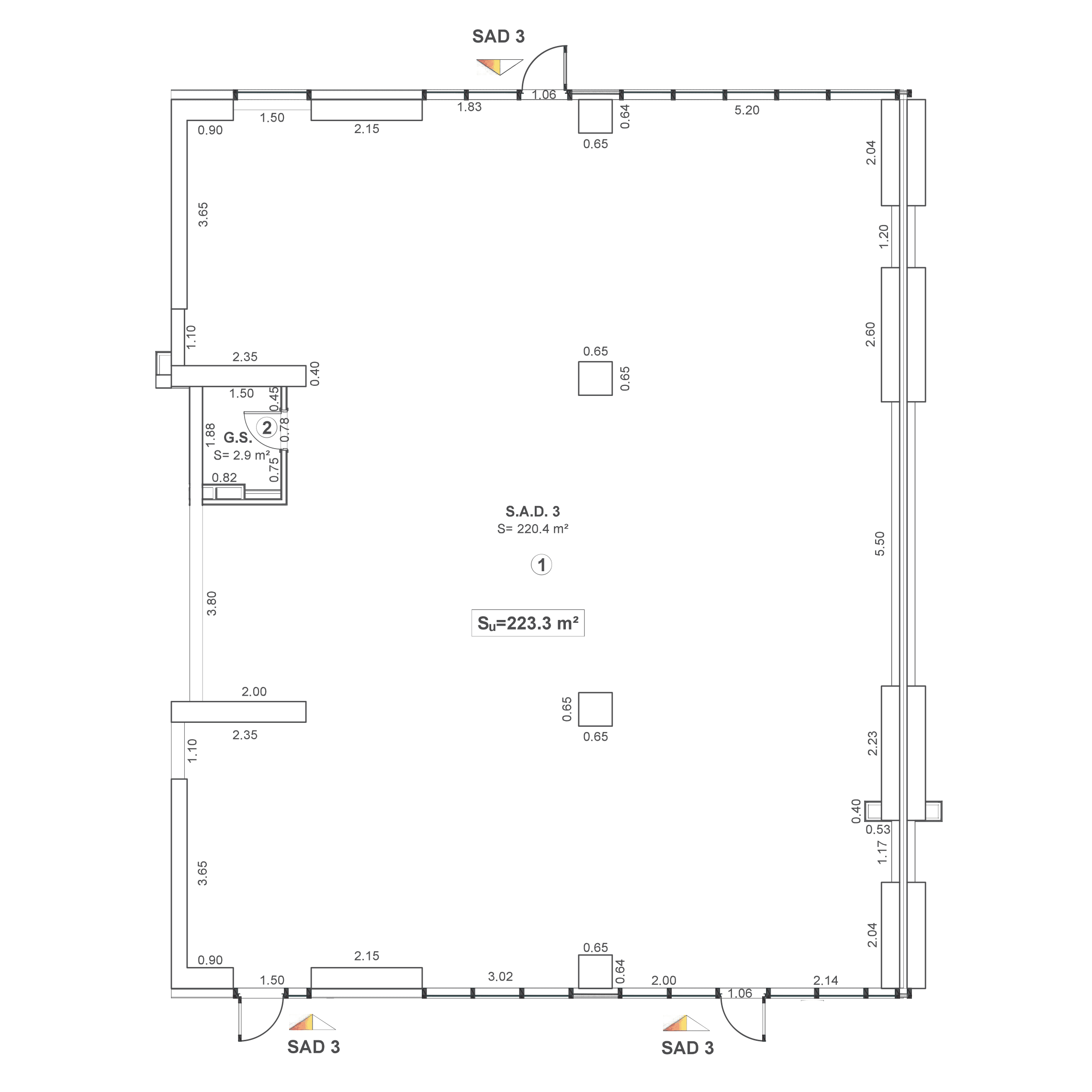 Plan apartament RLV 3